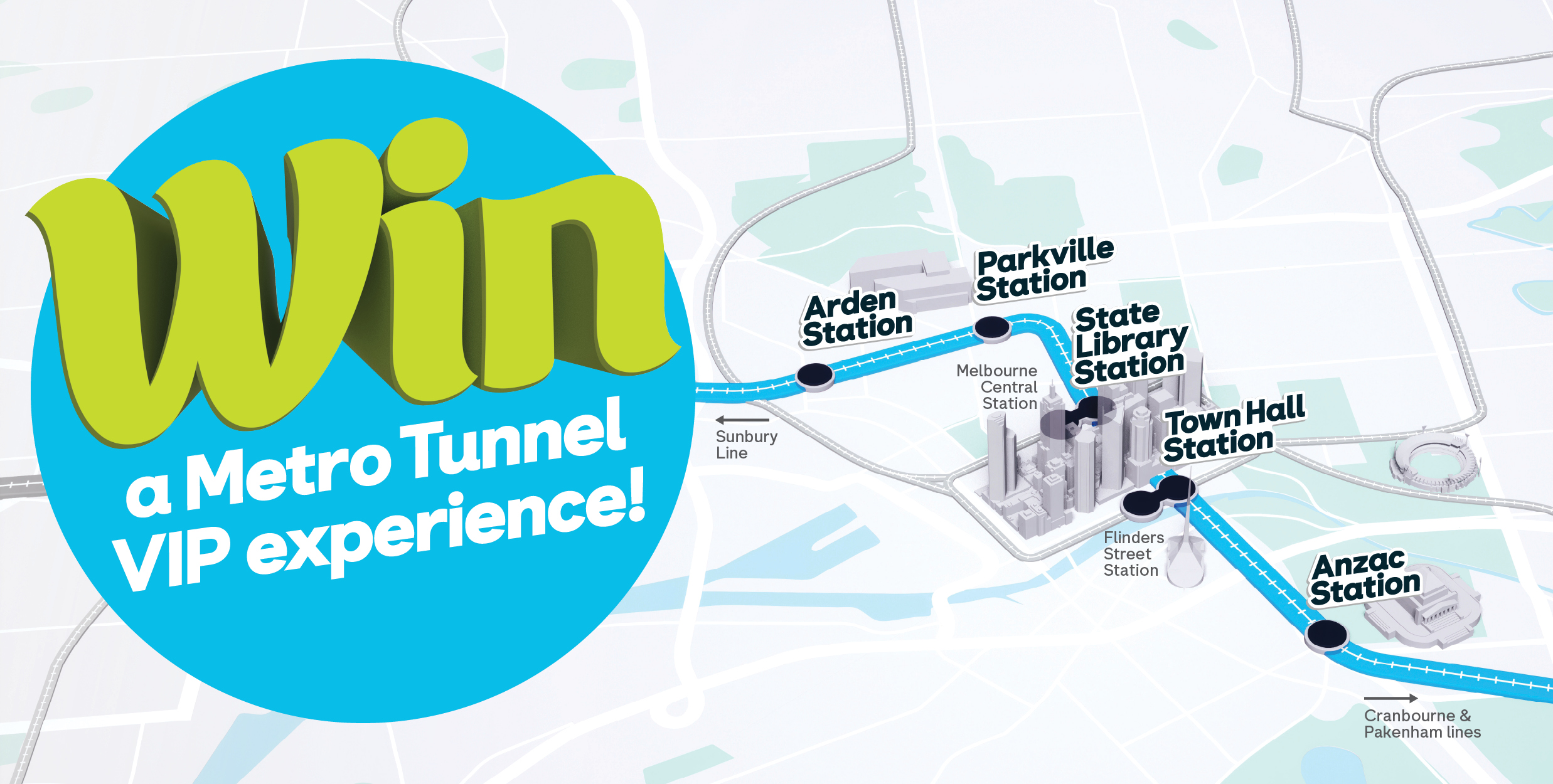 Win a Metro Tunnel VIP experience