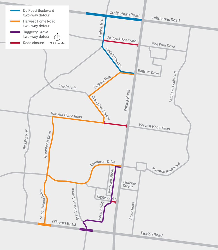 ERU_Harvest_Home_Rd__West_De_Rossi_Blvd_Access_Change_Map
