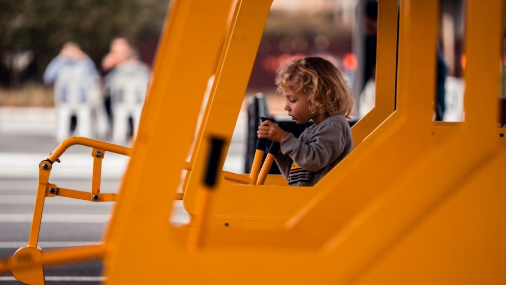 Activities included children's activities and mini diggers